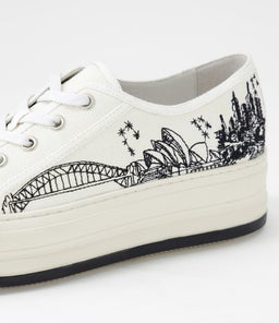 GILLERSY DJ OFF WHITE BLACK CANVAS