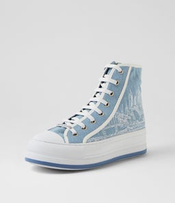 GEPPIL DJ DENIM WHITE CANVAS