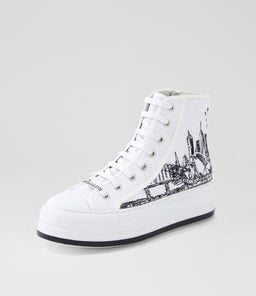 GEPPIL DJ WHITE BLACK CANVAS