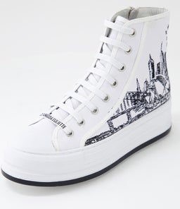 GEPPIL DJ WHITE BLACK CANVAS