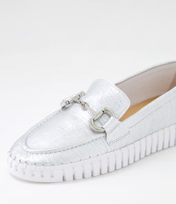 HANIF DJ SILVER PRINT LEATHER