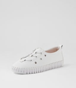 HAURA DJ WHITE WHITE SOLE LEATHER
