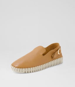 HARSIN DJ DK TAN ALMOND SOLE LEATHER