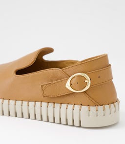 HARSIN DJ DK TAN ALMOND SOLE LEATHER