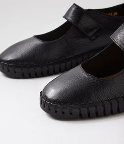 HARMONI DJ BLACK BLACK SOLE LEATHER