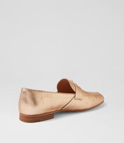 IBETTO DJ CHAMPAGNE PRINT LEATHER