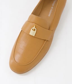 IBETTO DJ DK TAN LEATHER