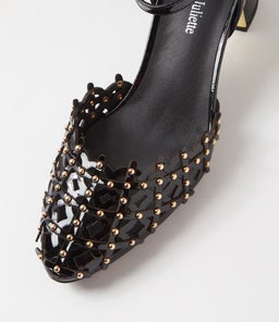 JETSETT DJ BLACK PATENT LEATHER