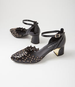 JETSETT DJ BLACK PATENT LEATHER