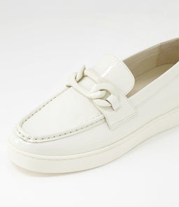 JUMPI DJ IVORY IVORY SOLE PATENT LEATHER