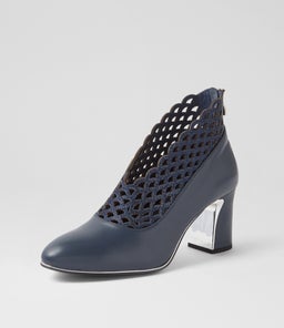 KRISSPIN DJ NAVY NAVY SHIMMER LEATHER