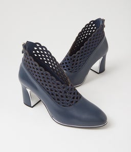 KRISSPIN DJ NAVY NAVY SHIMMER LEATHER