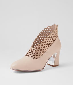 KRISSPIN DJ NUDE NUDE SHIMMER LEATHER