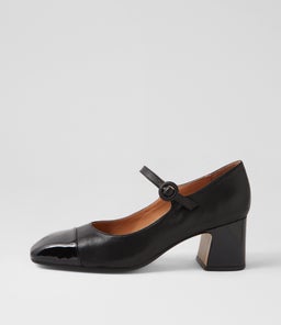 KEARIE DJ BLACK BLACK PATENT LEATHER