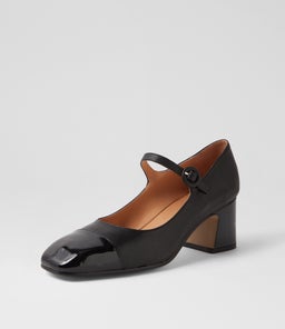 KEARIE DJ BLACK BLACK PATENT LEATHER