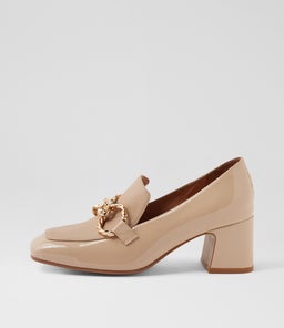KEEFE DJ CAFE CAFE PATENT LEATHER