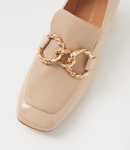 KEEFE DJ CAFE CAFE PATENT LEATHER