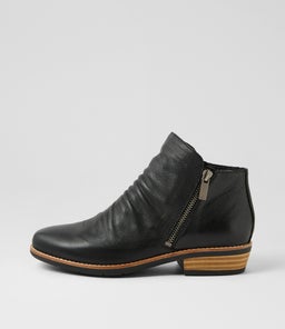 LANKIN DJ BLACK NATURAL HEEL LEATHER