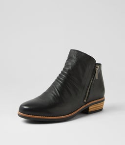 LANKIN DJ BLACK NATURAL HEEL LEATHER
