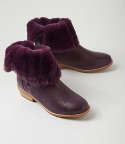 LIGHTS DJ PURPLE PURPLE LEATHER FUR