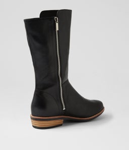 LOMAR DJ BLACK NATURAL HEEL LEATHER