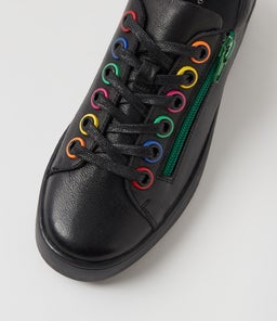 LUBU DJ BLACK BRIGHT TRIM LEATHER