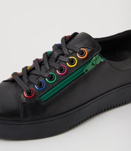 LUBU DJ BLACK BRIGHT TRIM LEATHER