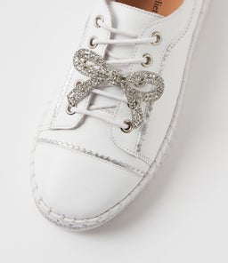 MYSTIQUE DJ WHITE SILVER LEATHER
