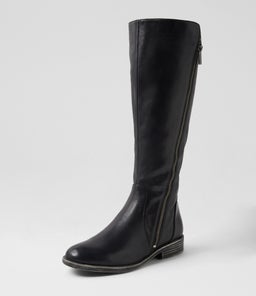 MALACHI DJ BLACK BLACK SOLE LEATHER