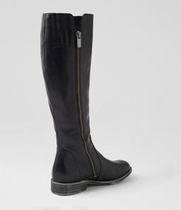 MALACHI DJ BLACK BLACK SOLE LEATHER