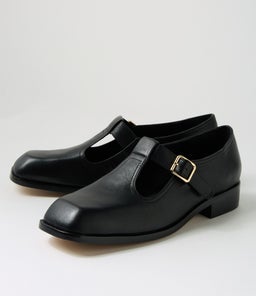 NUBIA DJ BLACK BLACK HEEL LEATHER