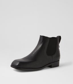 NINORI DJ BLACK BLACK HEEL LEATHER