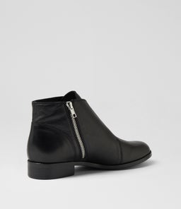NYGLE DJ BLACK BLACK HEEL LEATHER