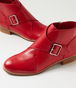 NYGLE DJ DK RED LEATHER