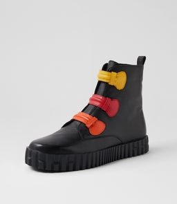 OLOMO DJ BLACK ORANGE MULTI LEATHER