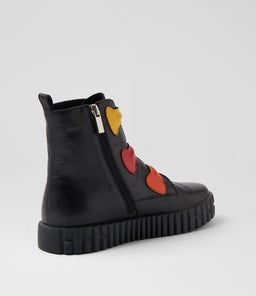OLOMO DJ BLACK ORANGE MULTI LEATHER