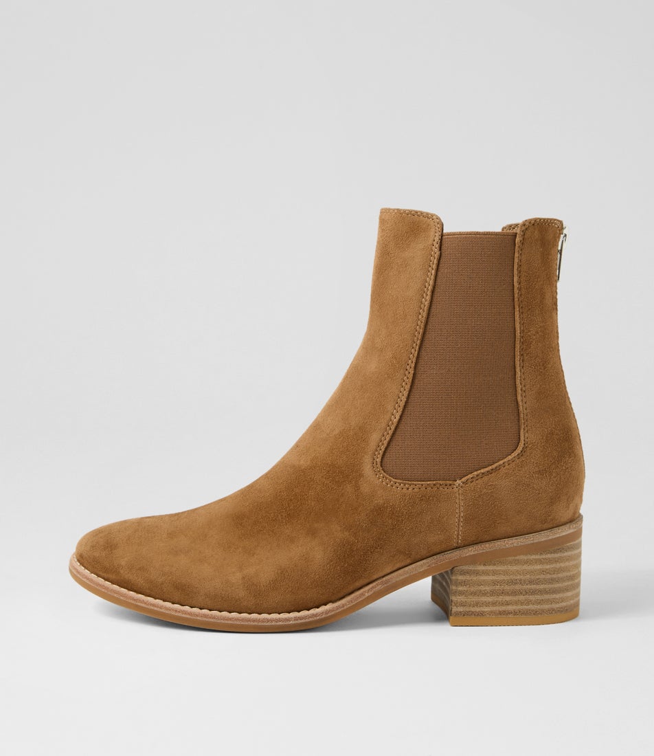 Panord Light Choc Suede Ankle Boots Panord Light Choc Suede Ankle Boots