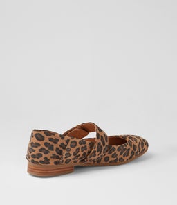 PELISK DJ CAMEL LEOPARD SUEDE