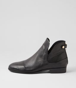 QILLO DJ BLACK BLACK HEEL LEATHER