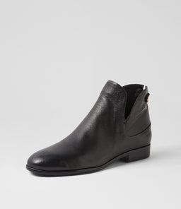 QILLO DJ BLACK BLACK HEEL LEATHER