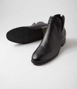 QILLO DJ BLACK BLACK HEEL LEATHER