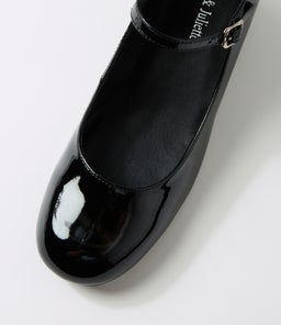RIPLIE DJ BLACK PATENT LEATHER