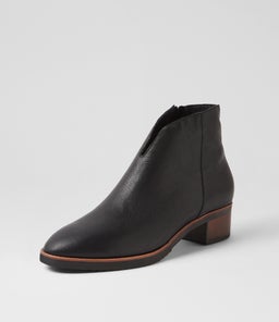 TALULA DJ BLACK NATURAL HEEL LEATHER