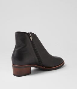 TALULA DJ BLACK NATURAL HEEL LEATHER