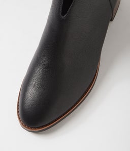 TALULA DJ BLACK NATURAL HEEL LEATHER