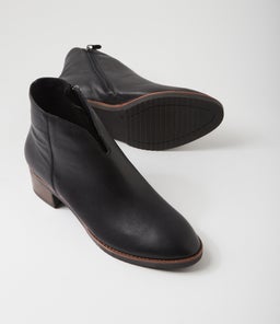 TALULA DJ BLACK NATURAL HEEL LEATHER