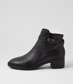 TARWON DJ BLACK BLACK HEEL LEATHER