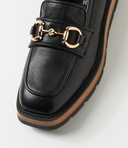 TULULE DJ BLACK NAT&BLACK LEATHER SOLE