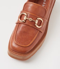 TULULE DJ BRANDY NAT&BRANDY LEATHER SOLE
