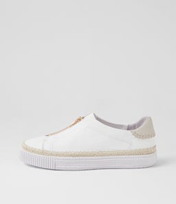 TAYORA DJ WHITE WHITE SOLE LEATHER